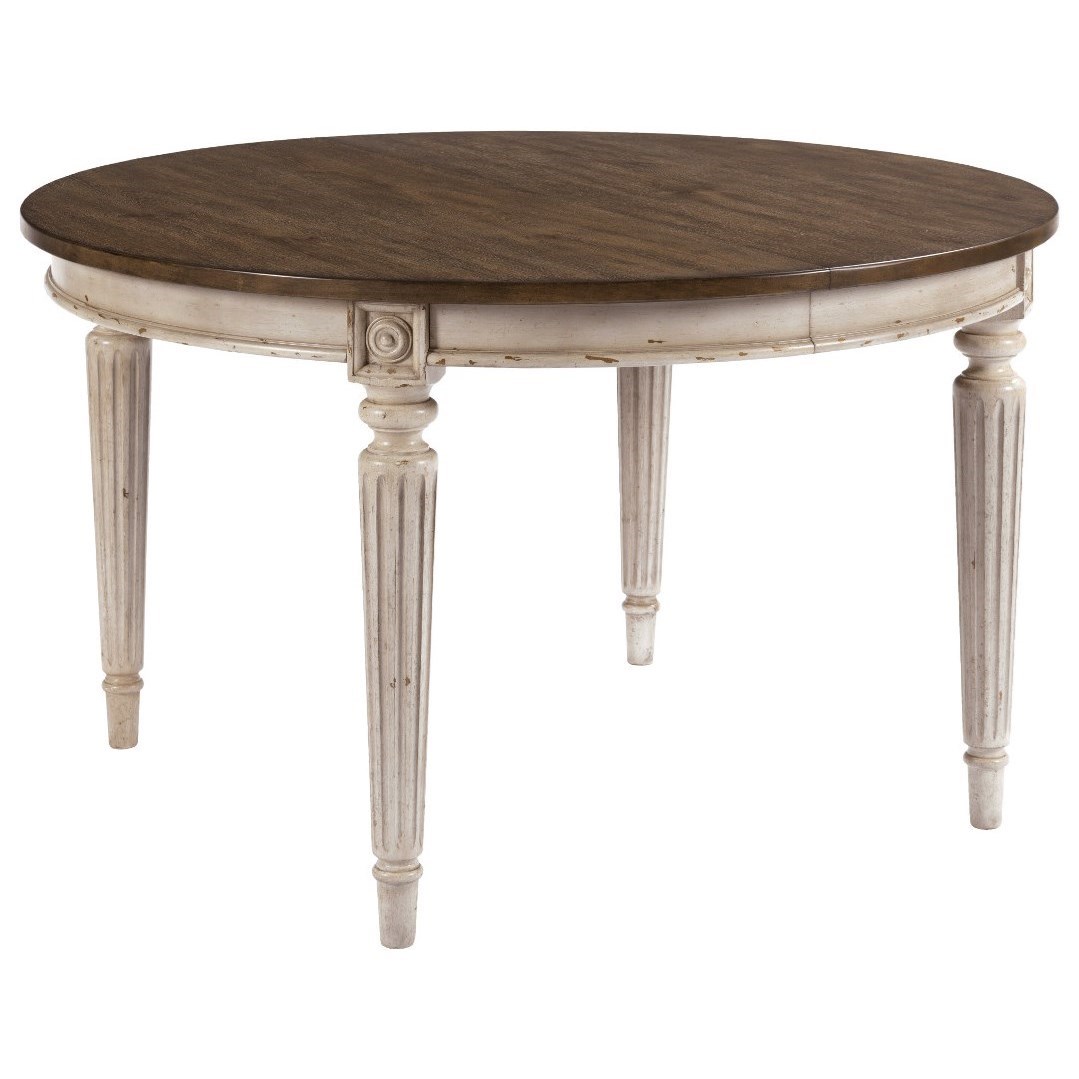 American Drew SOUTHBURY Round Dining Table with Leaves Sheely's